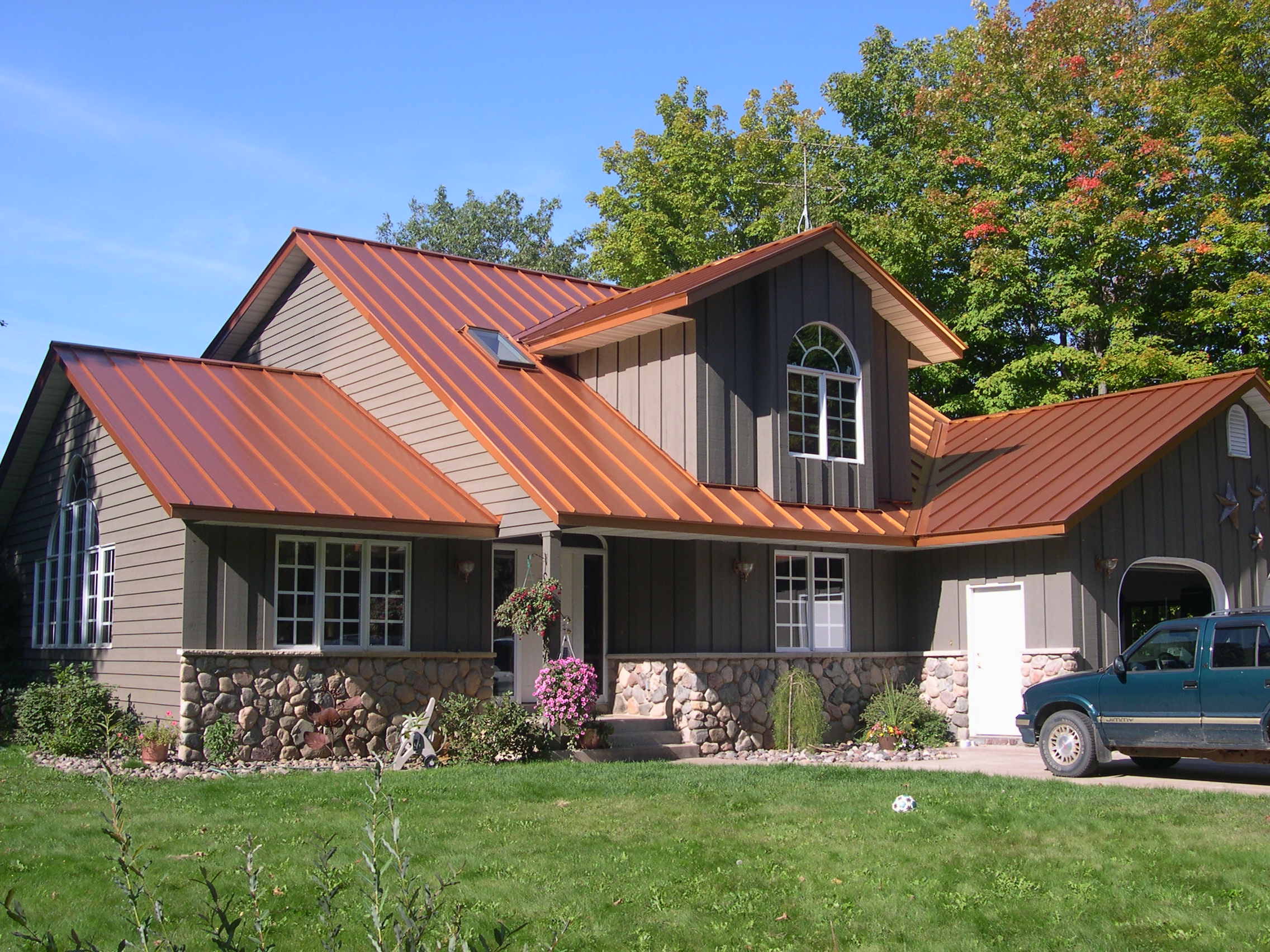 Copper Penny Roof